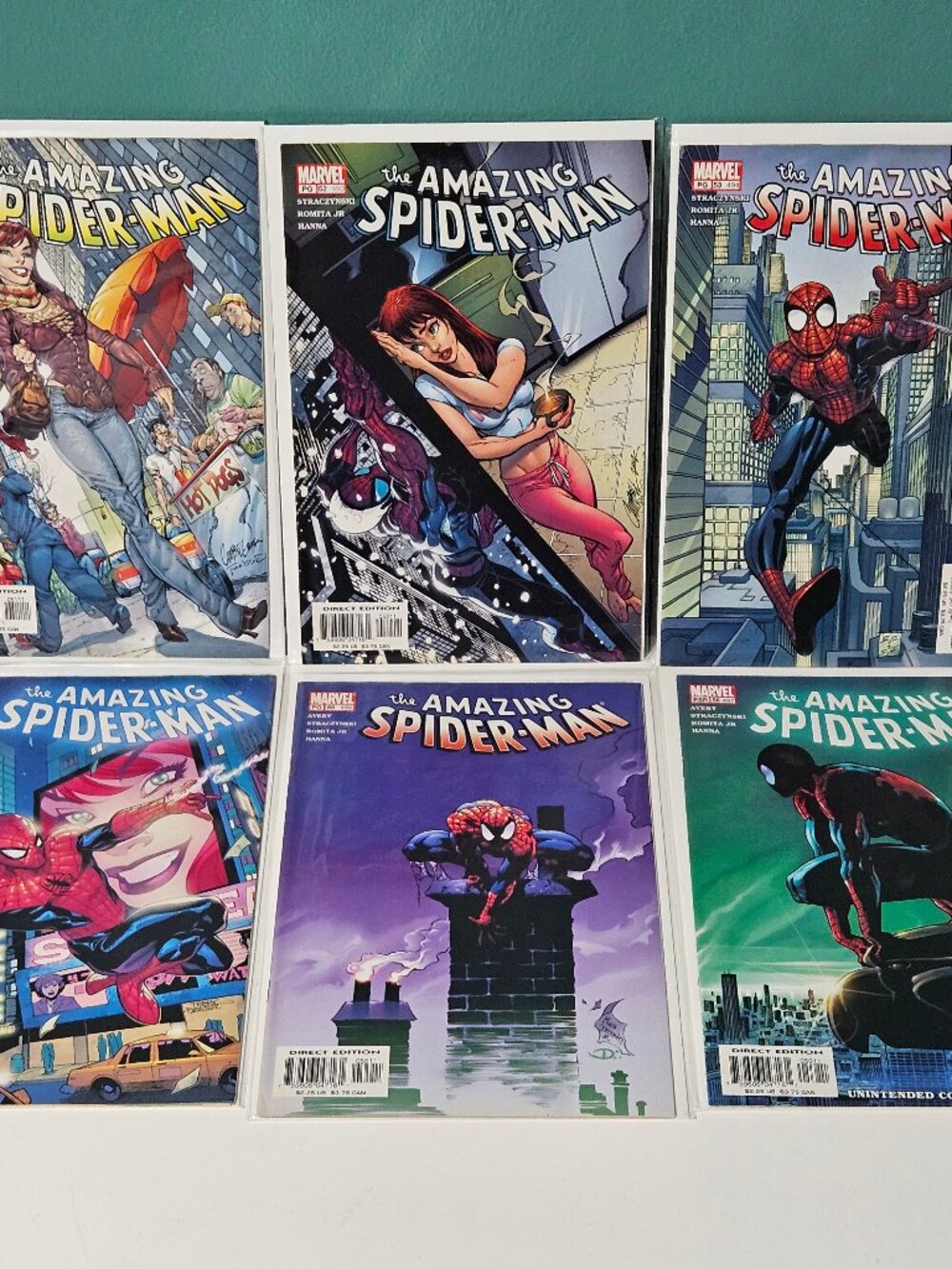 Amazing Spider-Man Lot of 6 Marvel Comics 492-497 51-56 Straczynski Romita Jr